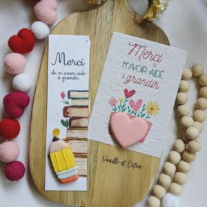 Carte gourmande Fin de l'école