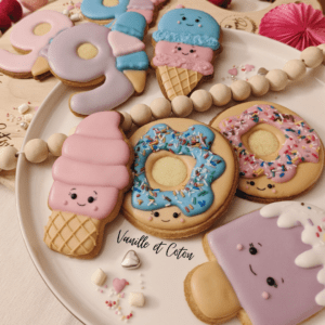 Biscuits fête d'anniversaire adolescente