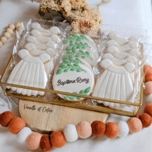 Biscuits baptême petite fille