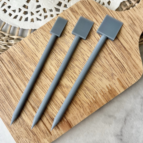 Set De 5 Bouteilles à Embouts Aiguilles Pour Glaçage Céramique - 50cc, Plastique, Pour Engobe Et Décor Précis