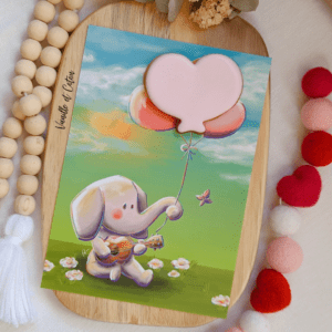 Carte gourmande éléphant